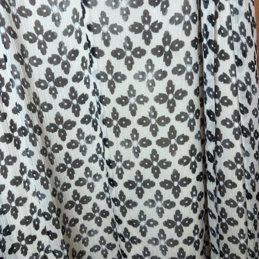 NWOT MASSIMO DUTTI maxi sleeveless dress brown floral print size 4 EUR 36 - Picture 4 of 4